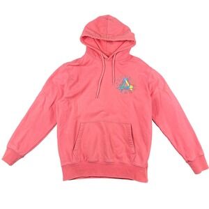 Palace Skateboards Zodigac Hoodie Mens Medium Pink Graphic Fleece Lined Tri-Ferg